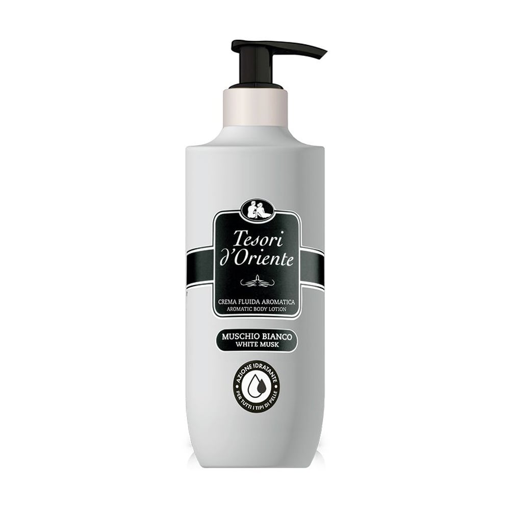 Парфумований лосьйон для тіла Tesori d'Oriente Aromatic Body Lotion White Musk, 400 мл